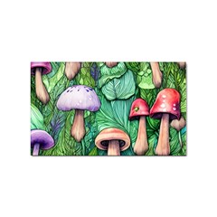 Tiny Toadstools Sticker Rectangular (10 Pack) by GardenOfOphir