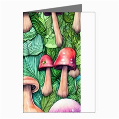 Tiny Toadstools Greeting Cards (pkg Of 8) by GardenOfOphir