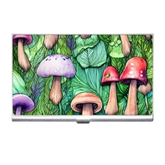 Tiny Toadstools Business Card Holder by GardenOfOphir