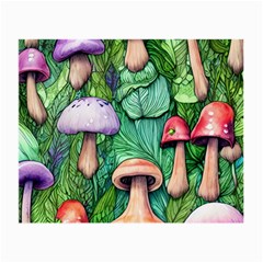 Tiny Toadstools Small Glasses Cloth by GardenOfOphir