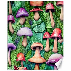 Tiny Toadstools Canvas 16  X 20  by GardenOfOphir