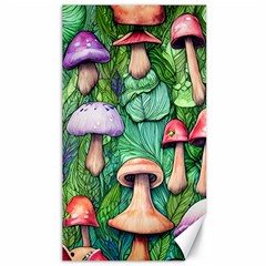 Tiny Toadstools Canvas 40  X 72  by GardenOfOphir