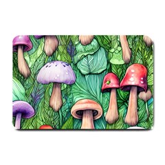 Tiny Toadstools Small Doormat by GardenOfOphir