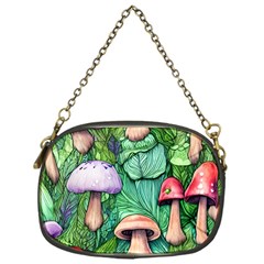 Tiny Toadstools Chain Purse (one Side) by GardenOfOphir