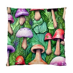 Tiny Toadstools Standard Cushion Case (one Side) by GardenOfOphir