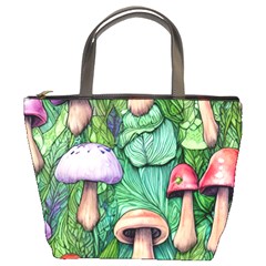 Tiny Toadstools Bucket Bag by GardenOfOphir