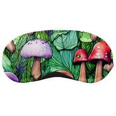 Tiny Toadstools Sleeping Mask by GardenOfOphir