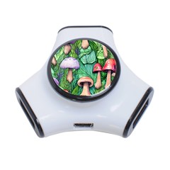 Tiny Toadstools 3-port Usb Hub by GardenOfOphir