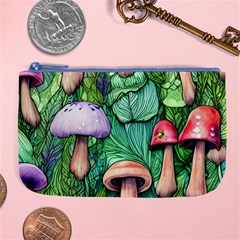 Tiny Toadstools Large Coin Purse by GardenOfOphir