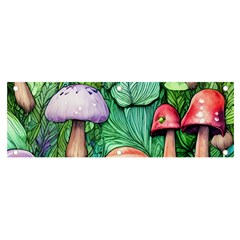 Tiny Toadstools Banner And Sign 6  X 2  by GardenOfOphir