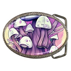 Forestcore Mushroom Belt Buckles by GardenOfOphir