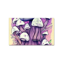 Forestcore Mushroom Sticker Rectangular (10 Pack)