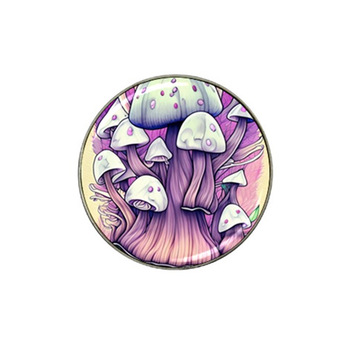 Forestcore Mushroom Hat Clip Ball Marker