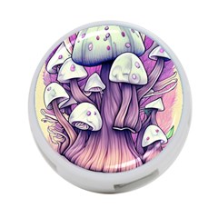 Forestcore Mushroom 4-port Usb Hub (one Side) by GardenOfOphir