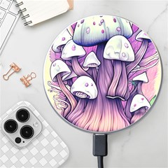 Forestcore Mushroom Wireless Fast Charger(white) by GardenOfOphir