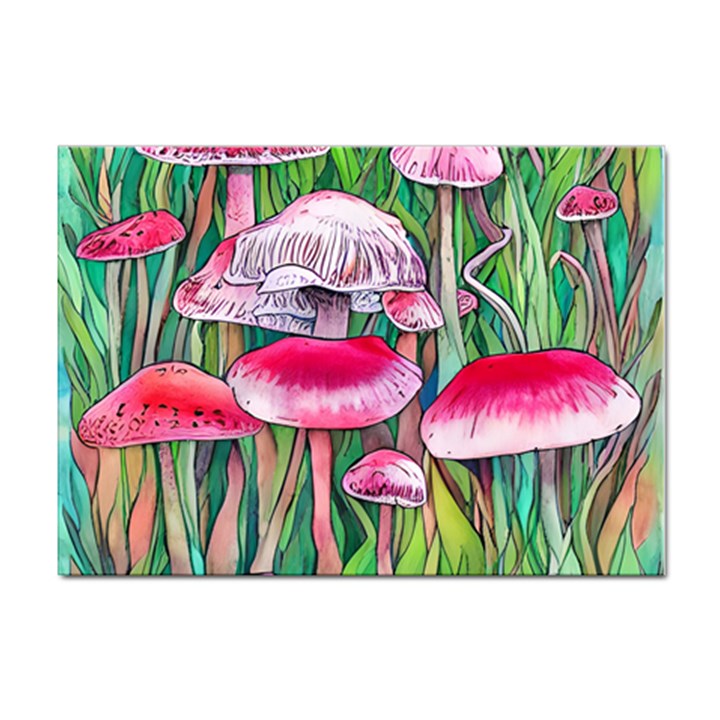 Forest Mushrooms Sticker A4 (100 pack)