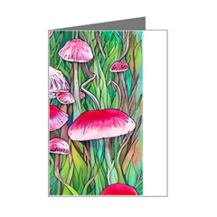 Forest Mushrooms Mini Greeting Card