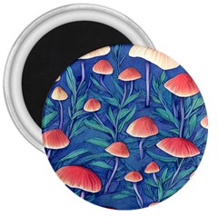 Witchy Mushrooms 3  Magnets by GardenOfOphir