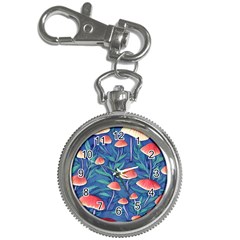 Witchy Mushrooms Key Chain Watches by GardenOfOphir