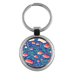 Witchy Mushrooms Key Chain (round)