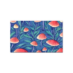 Witchy Mushrooms Sticker Rectangular (100 Pack) by GardenOfOphir