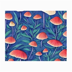 Witchy Mushrooms Small Glasses Cloth (2 Sides) by GardenOfOphir