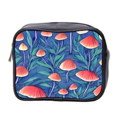 Witchy Mushrooms Mini Toiletries Bag (two Sides) by GardenOfOphir