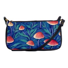 Witchy Mushrooms Shoulder Clutch Bag by GardenOfOphir