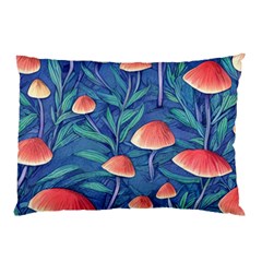 Witchy Mushrooms Pillow Case (two Sides) by GardenOfOphir