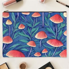 Witchy Mushrooms Cosmetic Bag (xxxl) by GardenOfOphir