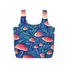 Witchy Mushrooms Full Print Recycle Bag (s) by GardenOfOphir