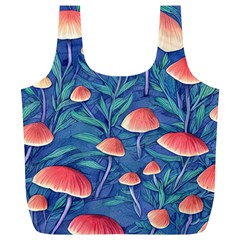 Witchy Mushrooms Full Print Recycle Bag (xl)