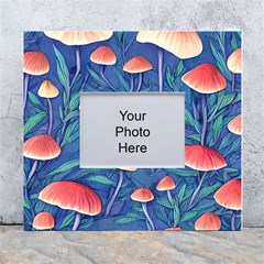 Witchy Mushrooms White Wall Photo Frame 5  X 7 