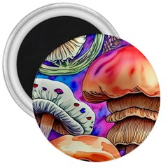 Goblin Mushrooms 3  Magnets by GardenOfOphir