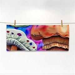 Goblin Mushrooms Hand Towel by GardenOfOphir