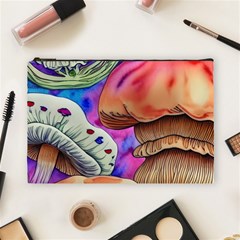 Goblin Mushrooms Cosmetic Bag (large) by GardenOfOphir