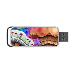 Goblin Mushrooms Portable Usb Flash (one Side) by GardenOfOphir