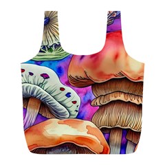 Goblin Mushrooms Full Print Recycle Bag (l) by GardenOfOphir