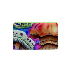 Goblin Mushrooms Cosmetic Bag (xs) by GardenOfOphir