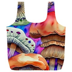 Goblin Mushrooms Full Print Recycle Bag (xxl) by GardenOfOphir