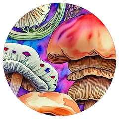 Goblin Mushrooms Round Trivet by GardenOfOphir