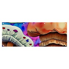 Goblin Mushrooms Banner And Sign 8  X 3  by GardenOfOphir