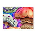 Goblin Mushrooms Crystal Sticker (A4) Front