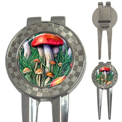 Forest Fairycore Mushroom Foraging Craft 3-in-1 Golf Divots by GardenOfOphir