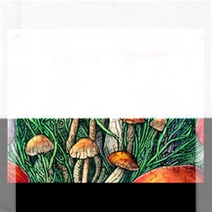 Forest Fairycore Mushroom Foraging Craft Rectangular Jigsaw Puzzl by GardenOfOphir