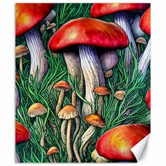 Forest Fairycore Mushroom Foraging Craft Canvas 20  X 24  by GardenOfOphir