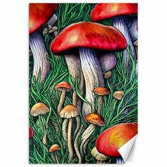 Forest Fairycore Mushroom Foraging Craft Canvas 20  X 30  by GardenOfOphir