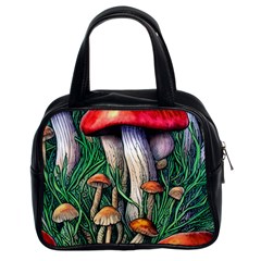 Forest Fairycore Mushroom Foraging Craft Classic Handbag (two Sides) by GardenOfOphir