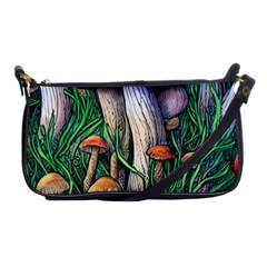 Forest Fairycore Mushroom Foraging Craft Shoulder Clutch Bag by GardenOfOphir