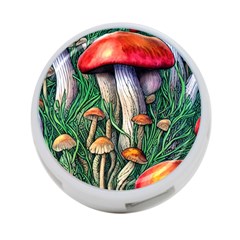 Forest Fairycore Mushroom Foraging Craft 4-port Usb Hub (one Side) by GardenOfOphir